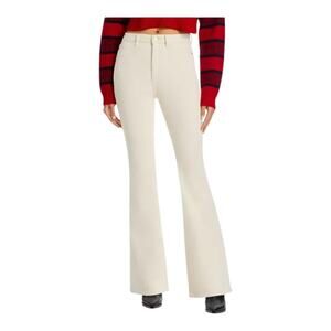 DL1961 jeans Rachel High rise corduroy flared leg beige size 30